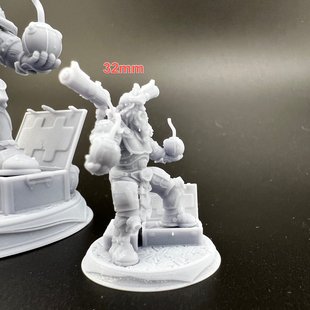 Figurine Dwarven Giant - Grenadier Models - Peinte, Complète Avec Stèle