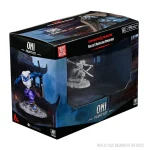 Corner view of Dungeons & Dragons Oni Paint Kit box with visible miniature and Vallejo paint pots.