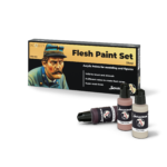 Scale75 - Scalecolor - Flesh Paint Set packaging with three paint bottles in front