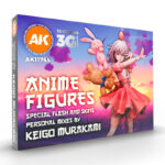 AK Interactive Signature Set – Keigo Murakami Personal Mixes 18-Colour Acrylic Paint Set for Anime Figures