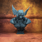 Zombie Wolverine resin bust – 1/4 scale unpainted kit (front view)