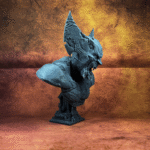 Zombie Wolverine resin bust 304mm – side profile