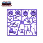 Evil Warriors expansion plastic sprue showing parts for Scareglow, Beast Man and terrain.