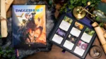 Daggerheart box interior with card trays overview